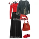 ЧЕРНЫЕ ДЫРЫ винтажный  женский джемпер