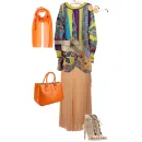 ЦВЕТЫ авторский джемпер с принтом