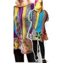 ЦВЕТЫ авторский джемпер с принтом