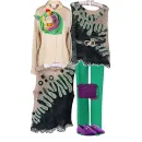 МЕКСИКА топ (жилет) ручной работы