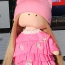 Текстильная очаровательная малышка