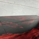 Стол из массива дуба с эпоксидной смолой река