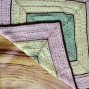 плед вязаный из хлопка детский летний