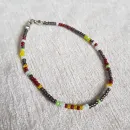 Браслеты из бисера с бусинами и кристаллами