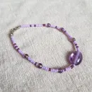 Браслеты из бисера с бусинами и кристаллами