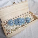 Браслет "Сапфир" фриволите