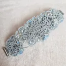 Браслет "Сапфир" фриволите