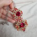 Кулон / Подвеска "Сочный гранат"