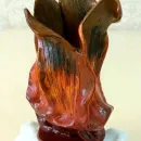 Подсвечник из глины интерьерный