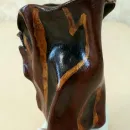 Подсвечник из глины интерьерный