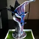 Подсвечник из глины интерьерный