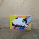 Картина кошка