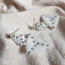 Серьги "Серебряные капли"