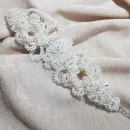 Браслет и серьги "Хрустальный звон" фриволите