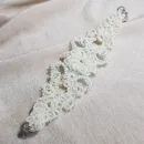 Браслет и серьги "Хрустальный звон" фриволите