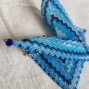 Подвеска, двойная брошь, серьги и серьги гвоздики "Вдохновение"