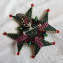 ​Брошь-орден-подвеска "Султанит"