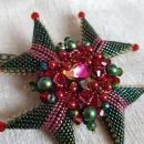 ​Брошь-орден-подвеска "Султанит"