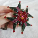 ​Брошь-орден-подвеска "Султанит"