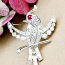 Коллекционная брошь от TRIFARI 1940-е ALFRED PHILIPPE