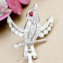 Коллекционная брошь от TRIFARI 1940-е ALFRED PHILIPPE