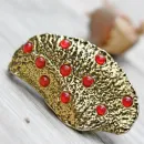 Винтажная брошь "Орешек кешью" от ZENTALL