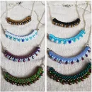 Двухстороннее колье "Радуга" из бисера