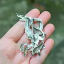 Винтажная серебряная брошь от CYVRA