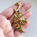 Коллекционная брошь CORO 1940-е