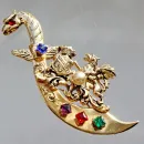 Коллекционная брошь CORO 1940-е