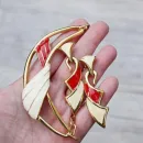 Винтажный, коллекционный комплект, колье и серьги MONET