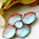 Антикварная брошь с сапфиритами