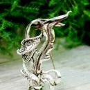 Винтажная серебряная брошь от CYVRA