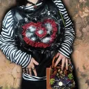 Кастомная сумка с золотой подвеской