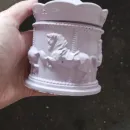 Гипсовые стаканы "Карусель" для свечей