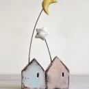 Домик интерьерная статуэтка