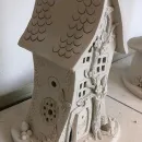 Домик интерьерная статуэтка