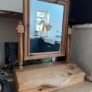 Зеркало настольное