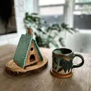 Домик интерьерная статуэтка