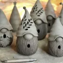 Домик интерьерная статуэтка