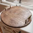 Резной поднос