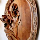 Резной поднос