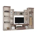 Мебель для гостиной стенка Атлантида - 2Б цвет темный ясень