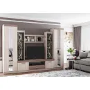 Мебель для гостиной стенка Атлантида - 2Б цвет темный ясень