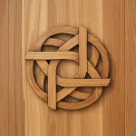 Табуретки из цельного дерева