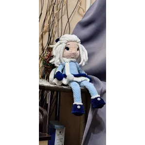 Игрушка вязанная кукла ручная работа