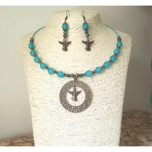 Комплект бижутерии "Ангел-хранитель"