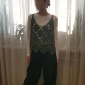 жилет крючком