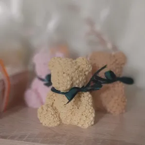 Мыло ручной работы "Мишка из роз"