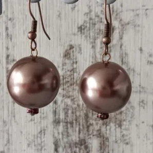 Серьги с майоркой